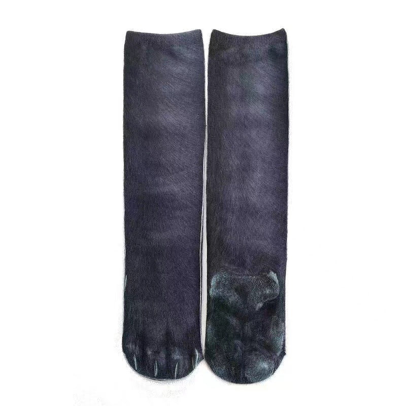 3D Animal Paw Tube Socks Funny Creative