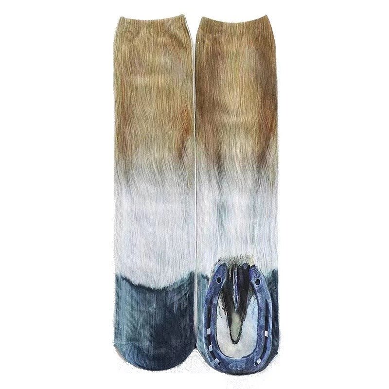 3D Animal Paw Tube Socks Funny Creative - Wiseasstees, LLC