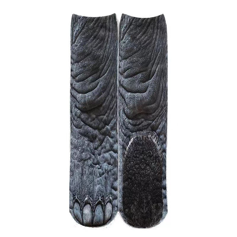 3D Animal Paw Tube Socks Funny Creative
