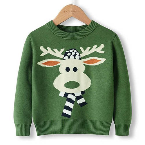 Children's Sweaters Christmas Long Sleeves - Wiseasstees, LLC