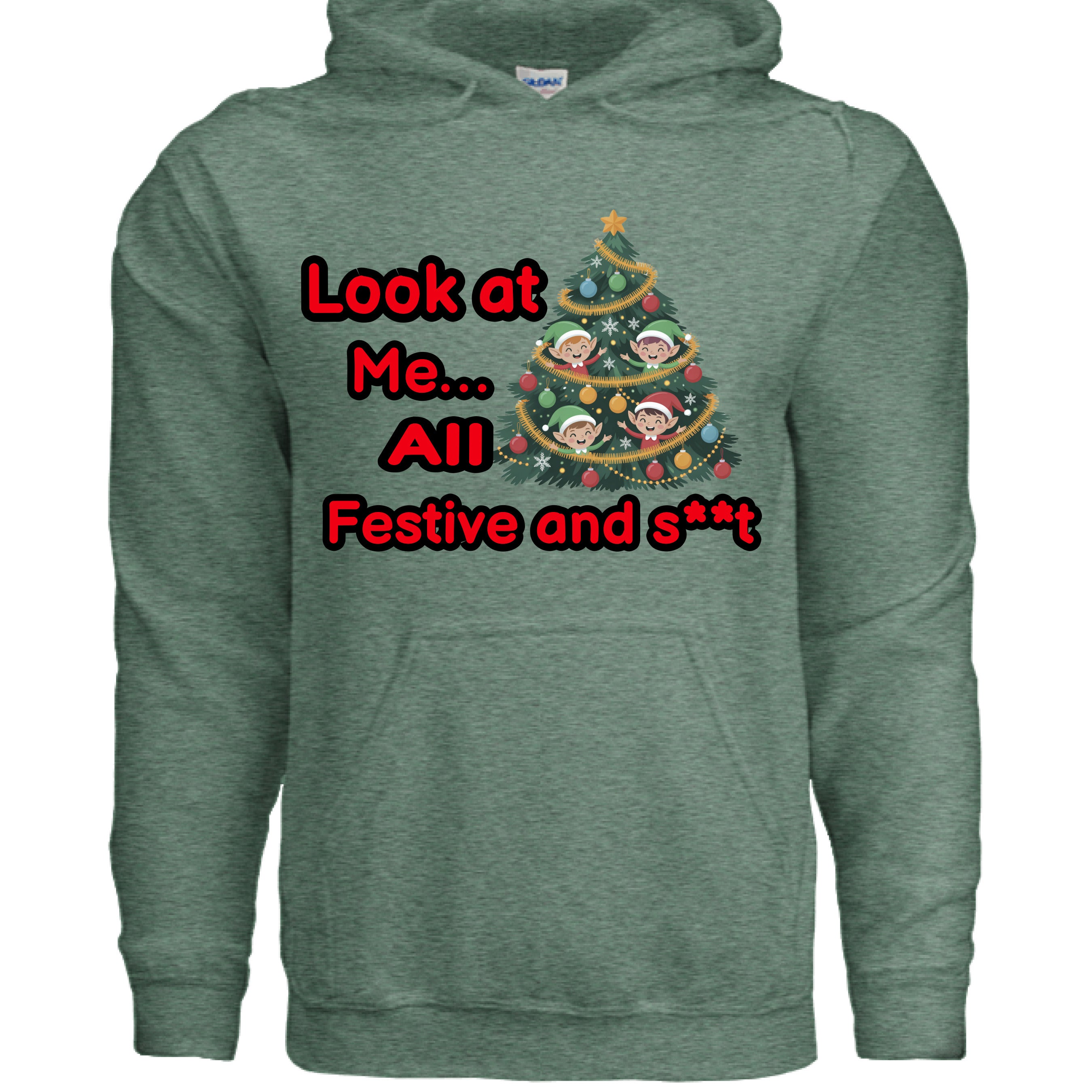 Heather Sport Dark Green - FRONT