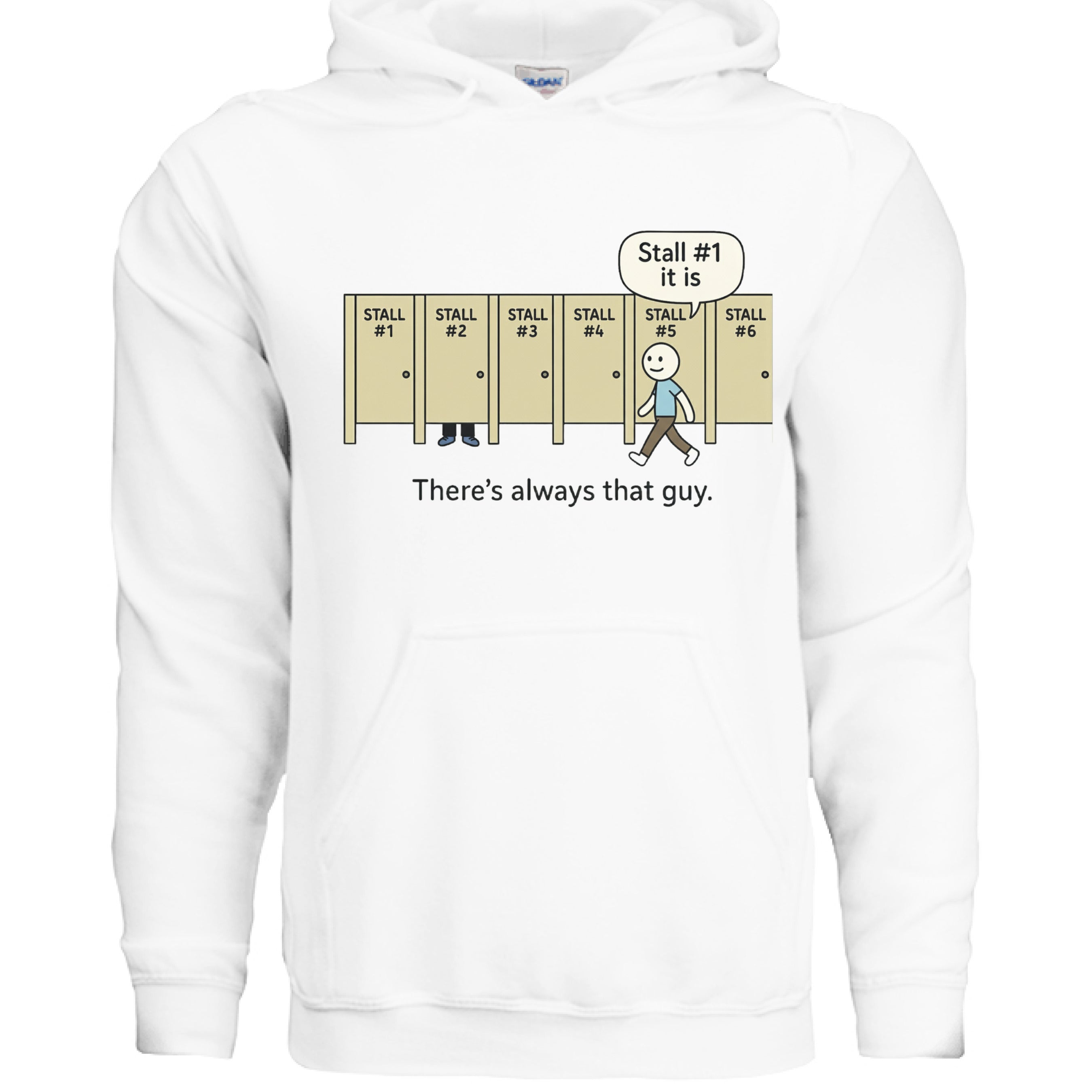 Poop alone - hoodie - Wiseasstees, LLC