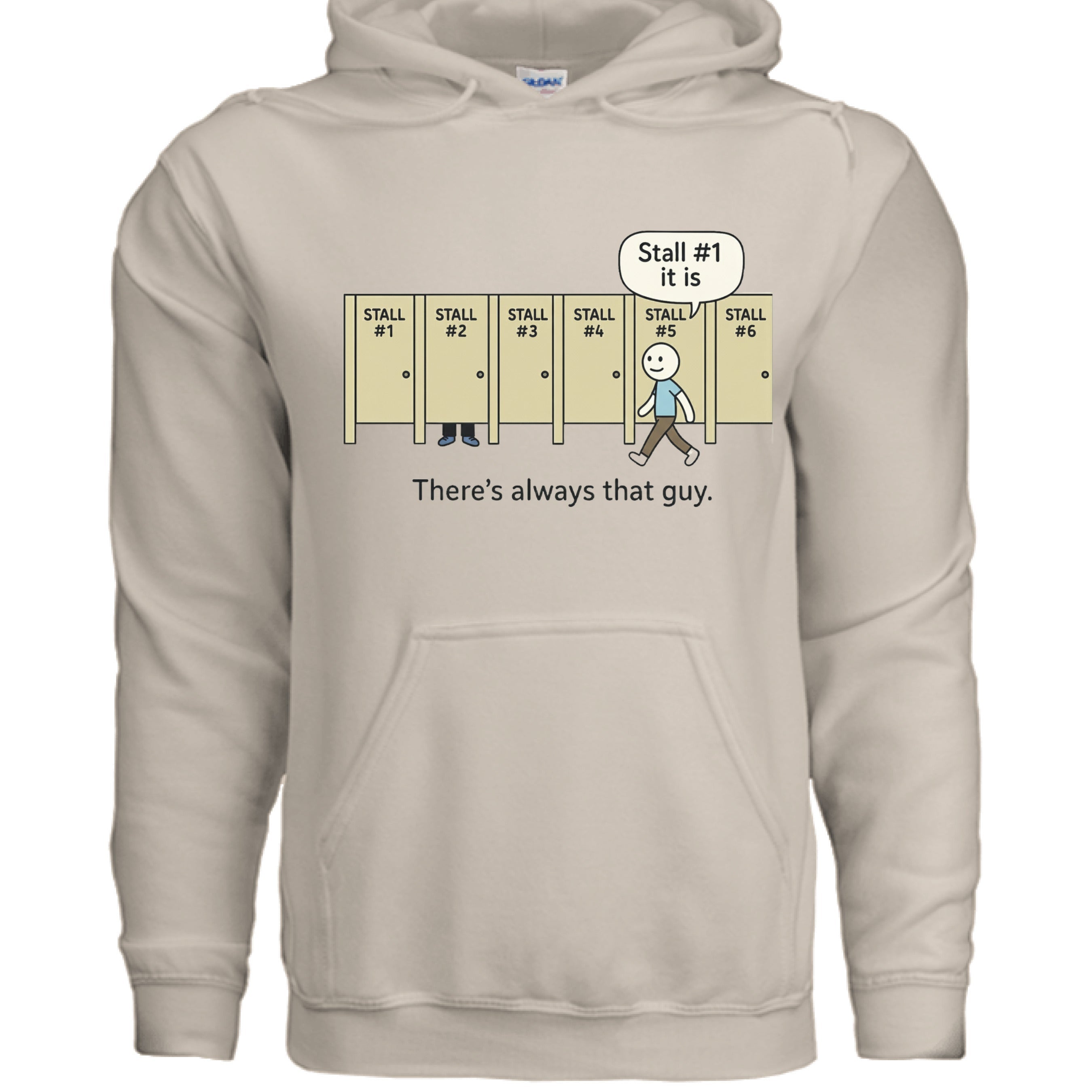 Poop alone - hoodie - Wiseasstees, LLC