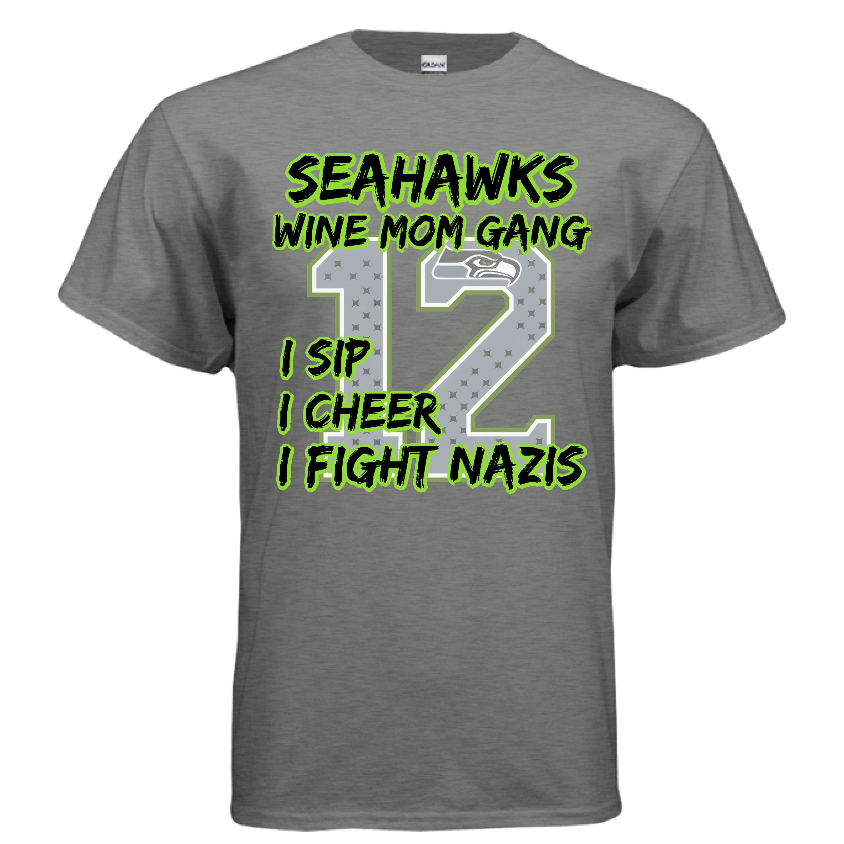 Seahawks wine mom gang - Wiseasstees, LLC