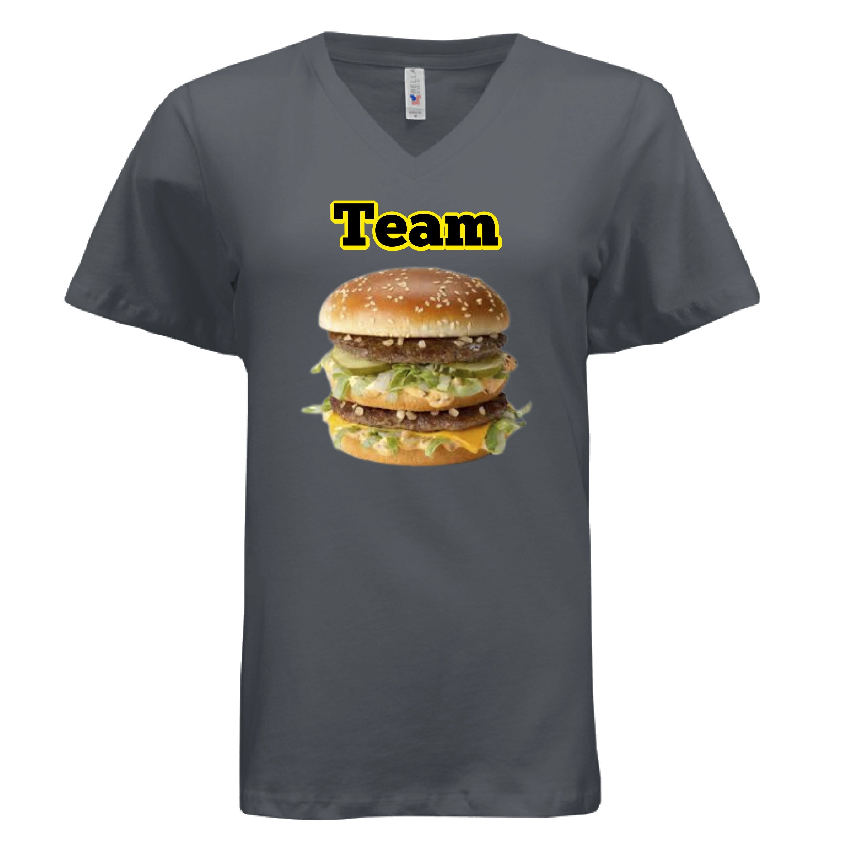 Team big mac - women’s vneck - Wiseasstees, LLC
