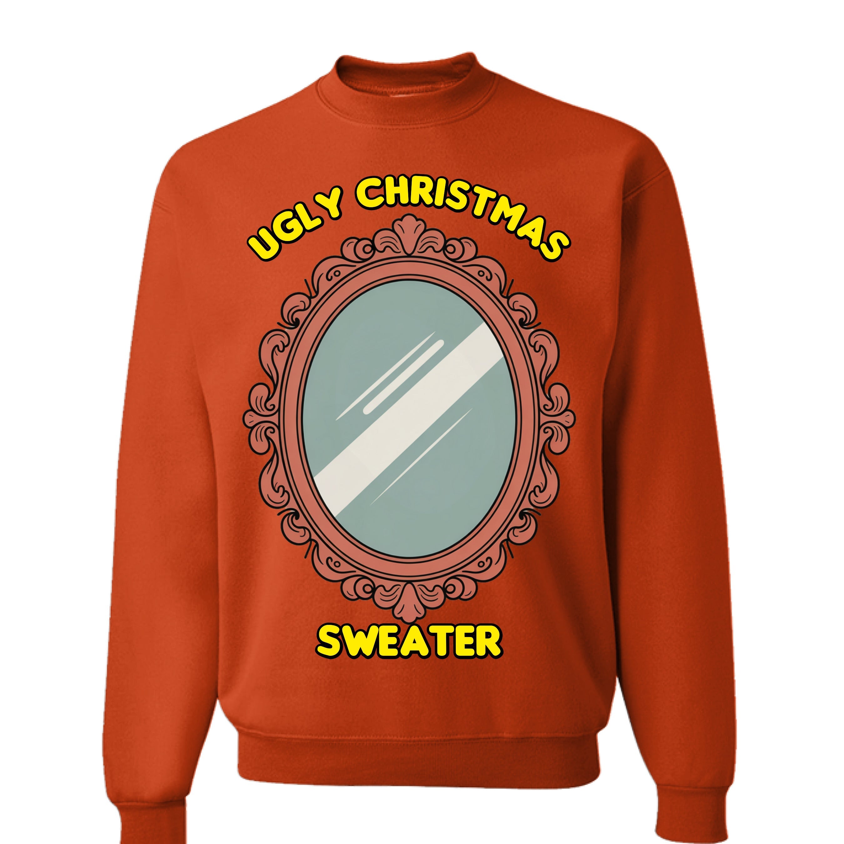 Ugly Christmas mirror - Wiseasstees, LLC