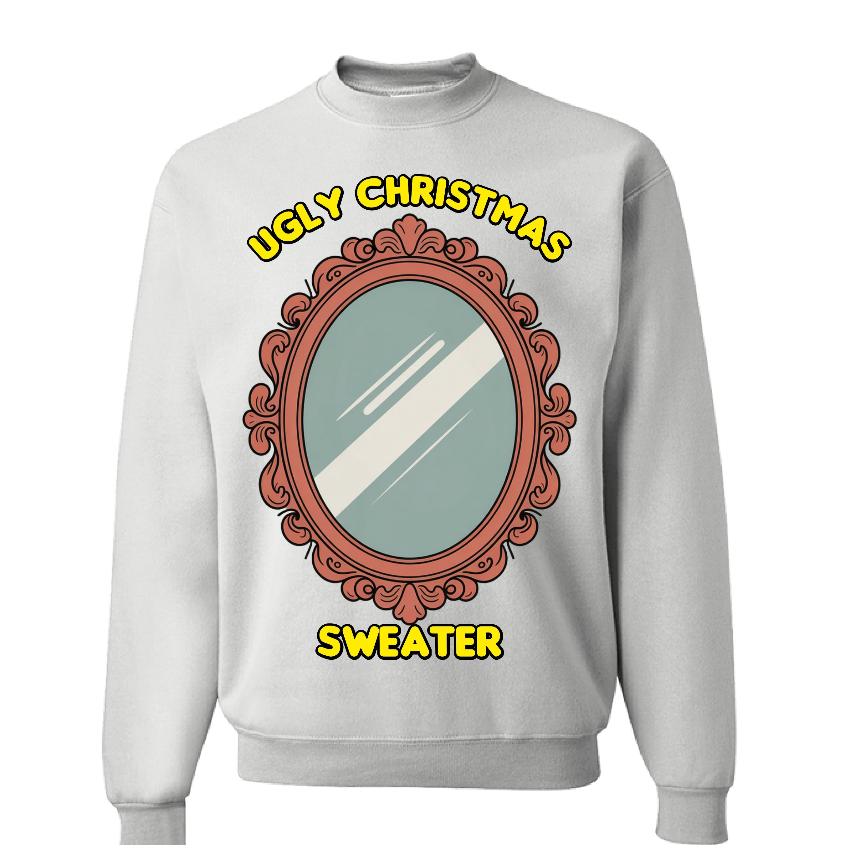 Ugly Christmas mirror - Wiseasstees, LLC