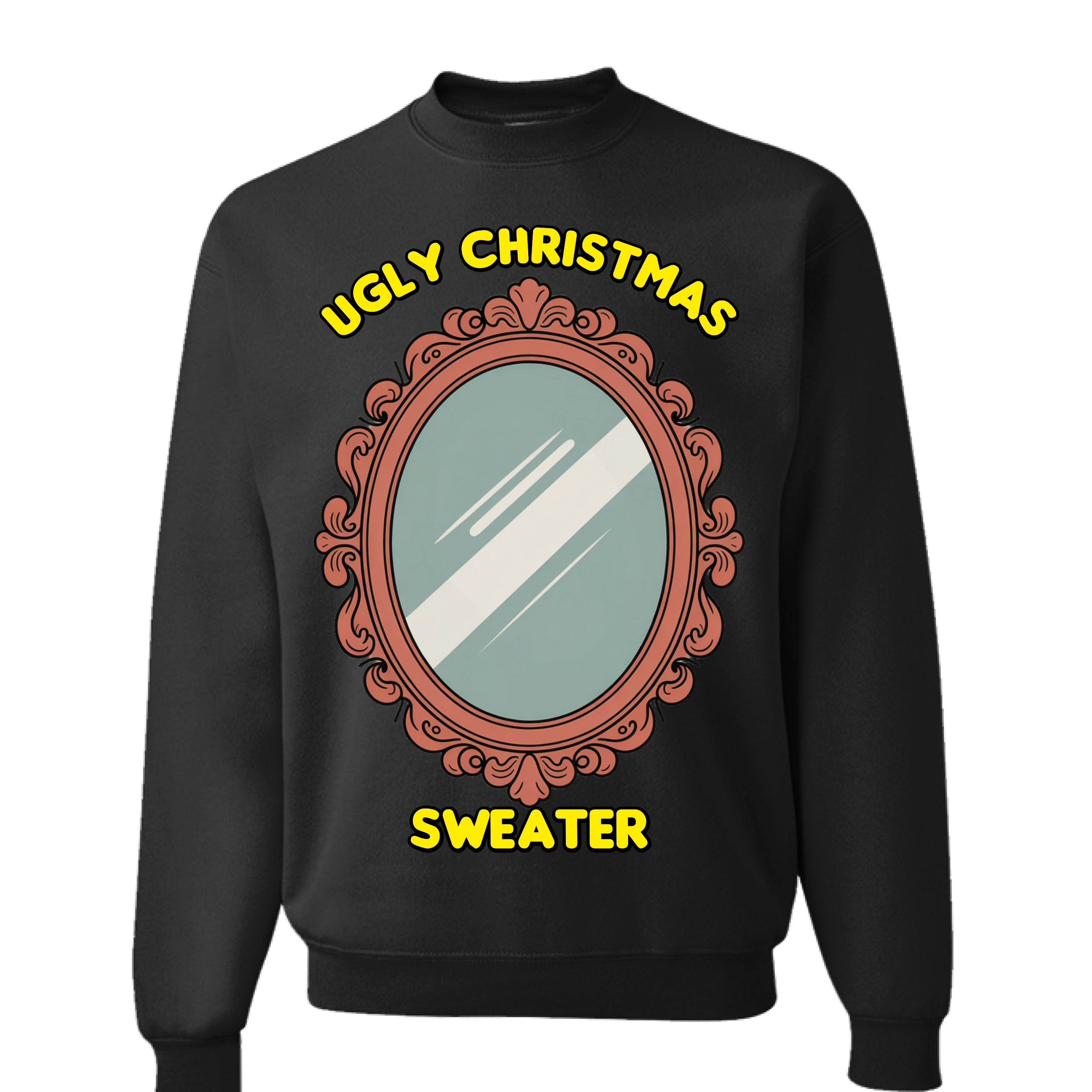 Ugly Christmas mirror - Wiseasstees, LLC