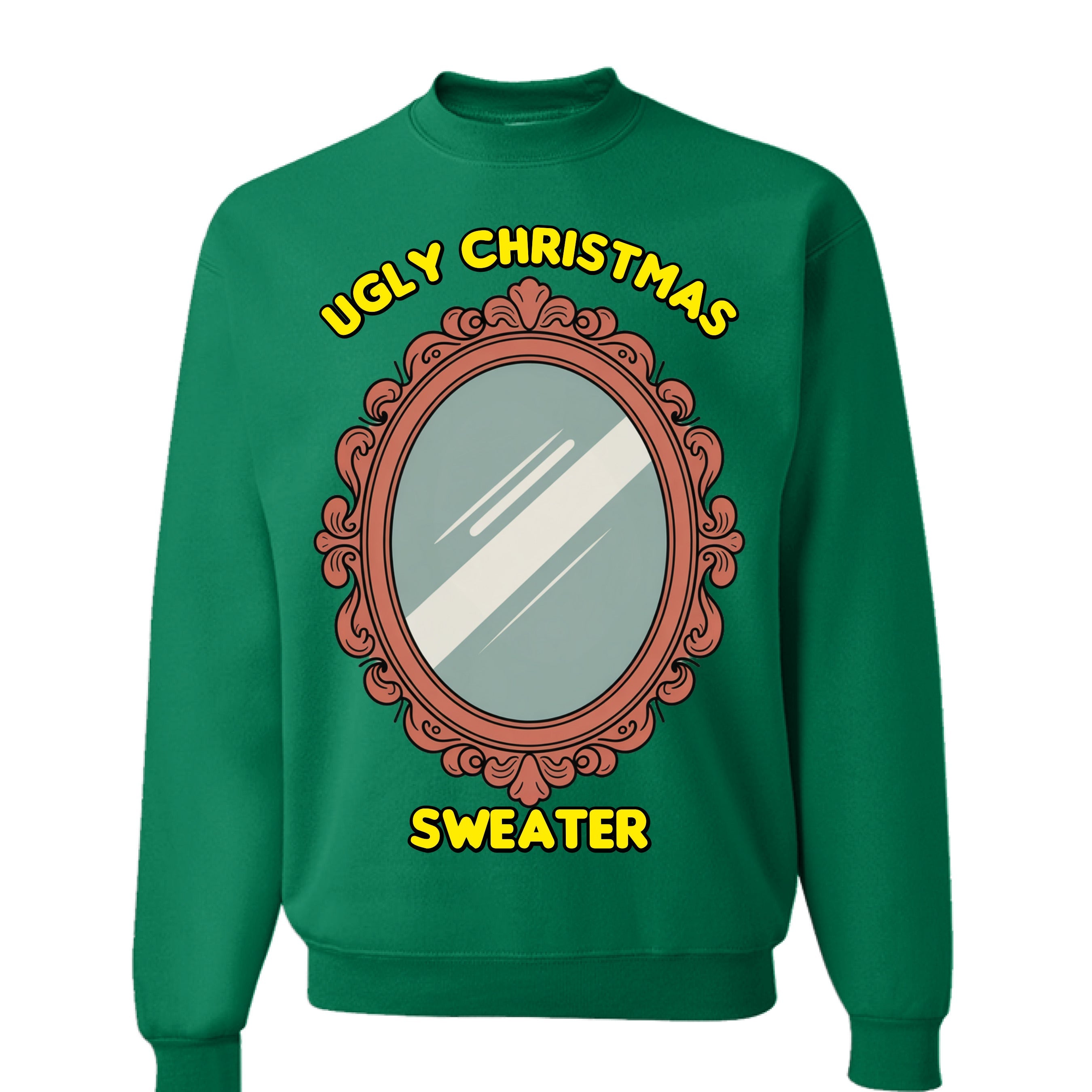 Ugly Christmas mirror - Wiseasstees, LLC