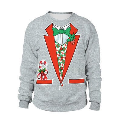Ugly Christmas Sweater For gift Santa Elf Funny Pullove - Wiseasstees, LLC