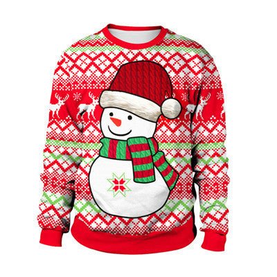 Ugly Christmas Sweater For gift Santa Elf Funny Pullove - Wiseasstees, LLC